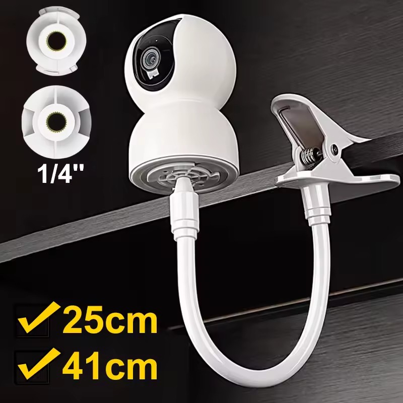 Webcam Stand Clip - 25 cm/41 cm Flexibele Babyfoon Clip