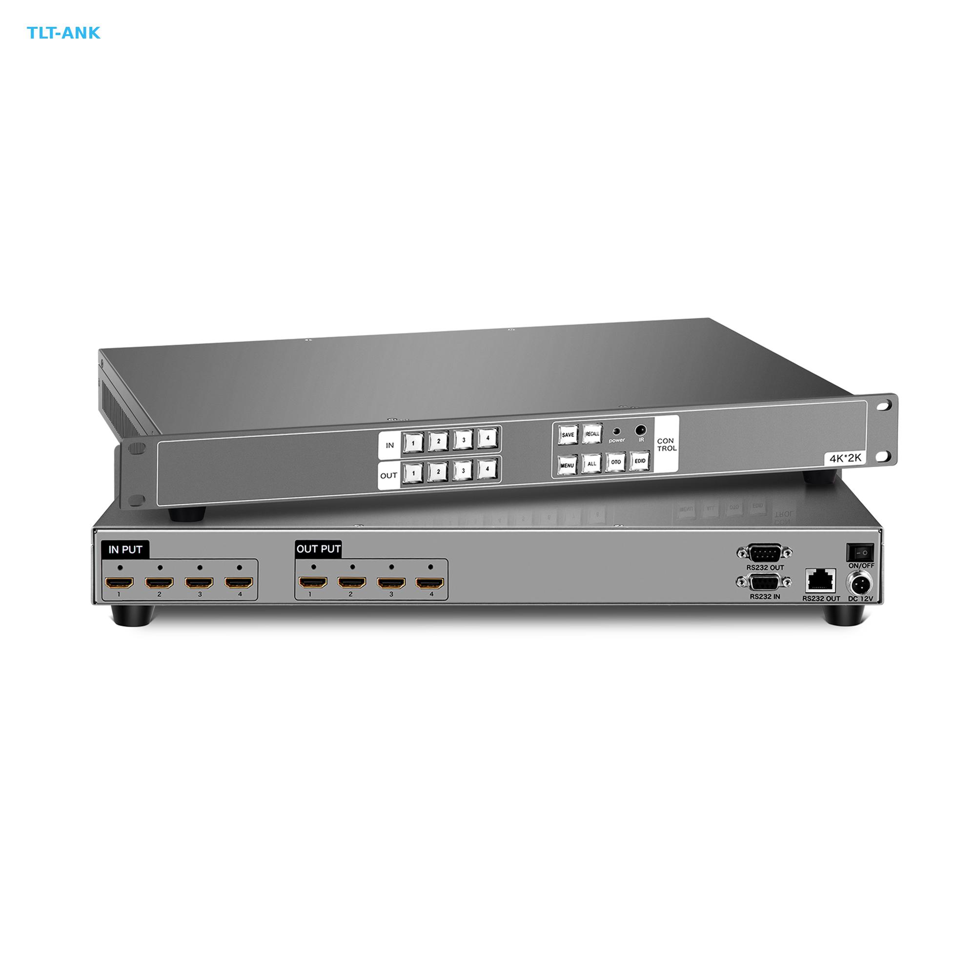 Hdmi Matrix Switch - Professionele 4x4 4K HDMI Matrix Video