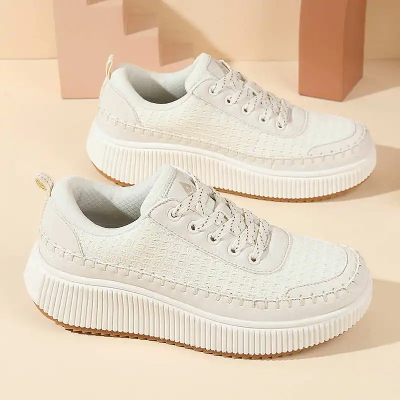 Office Tech For Men - Bruine schoenen Dames Flats Herfstlaarzen Sneakers