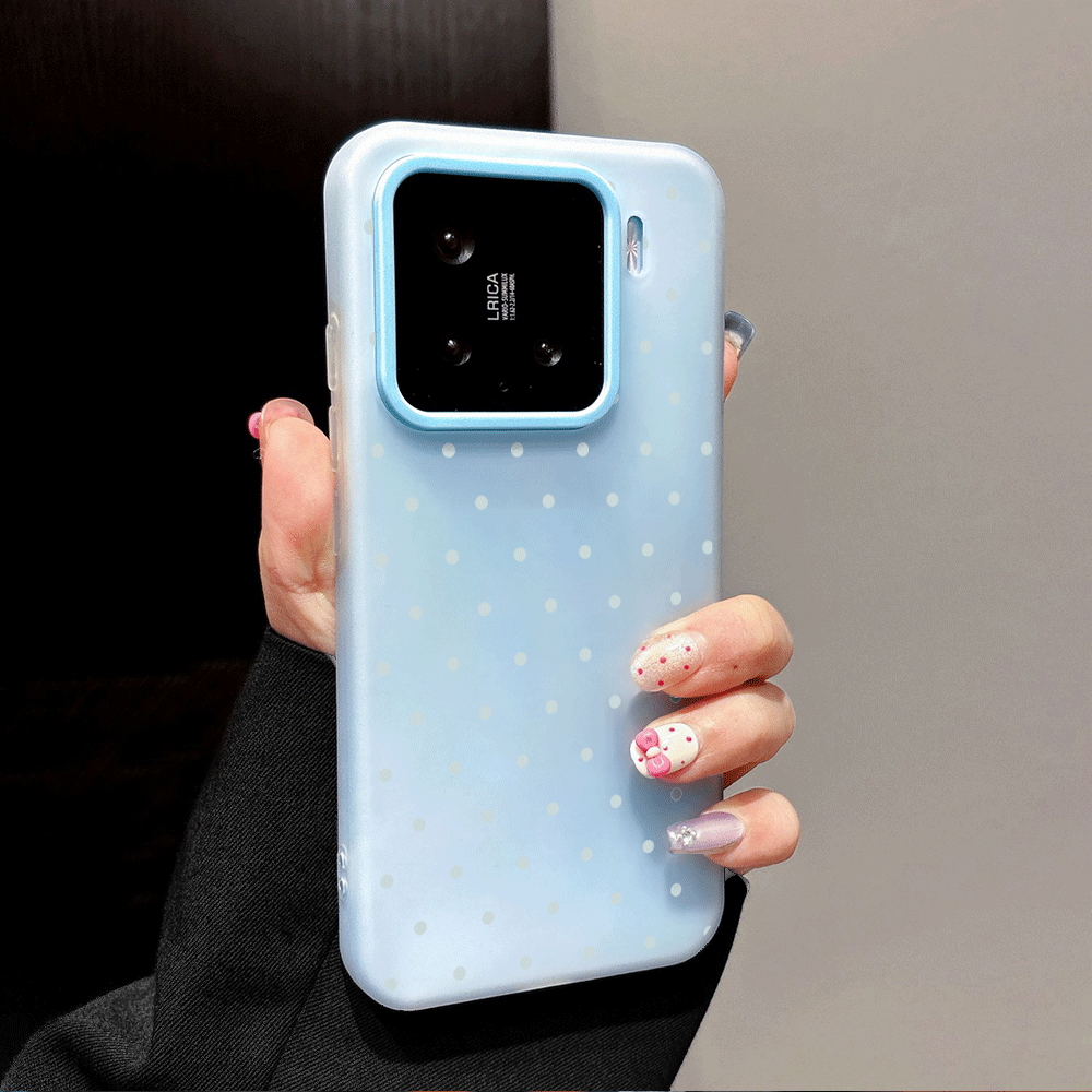 Schattig lichtblauw polkadot t - Receipt Printer Thermal recensie en prijs