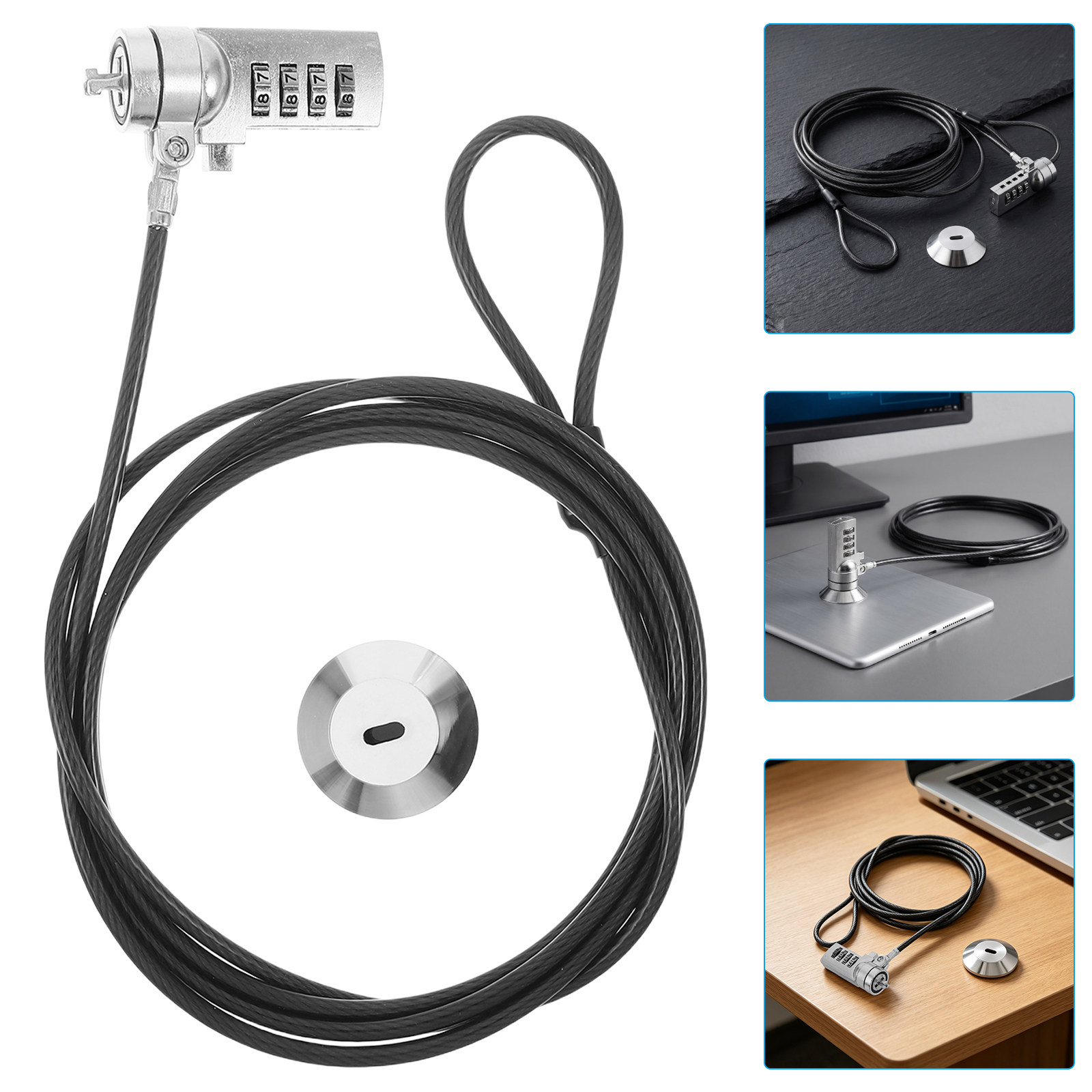 1Set Laptop Combinatieslot 6Ft - Cable Lock Laptop recensie en prijs