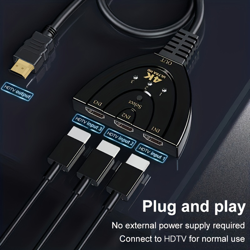4K*2K 3-poorts HDTV-compatibel - Hdmi Matrix Switch recensie en prijs