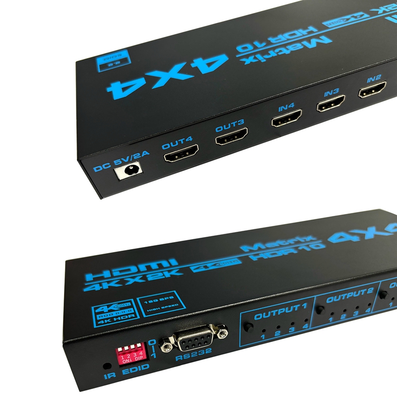 4K HDMI Matrix Switch 4 in 4 O - Hdmi Matrix Switch recensie en prijs