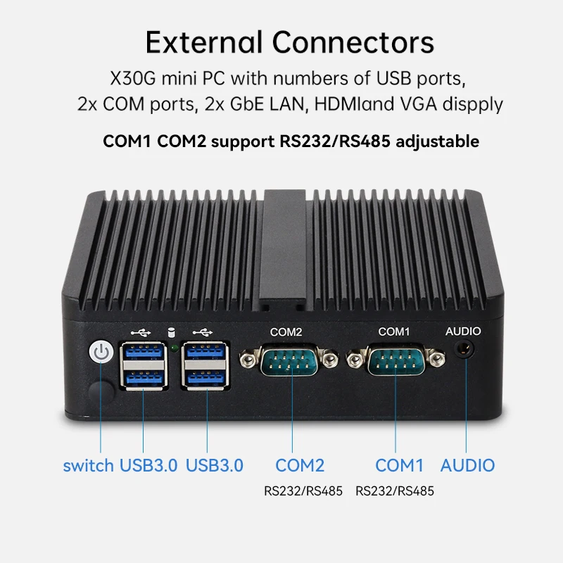 Intel Celeron Fanless Industri - Thin Client Mini Pc recensie en prijs