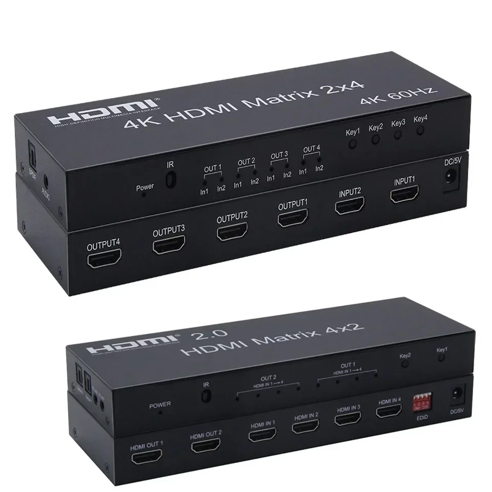 4K 60Hz 2x4 HDMI Matrix 2 in 4 - Hdmi Matrix Switch recensie en prijs