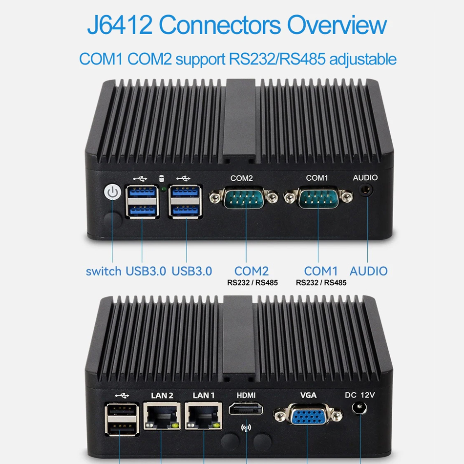 XCY Mini PC Intel Celeron J641 - Thin Client Mini Pc recensie en prijs