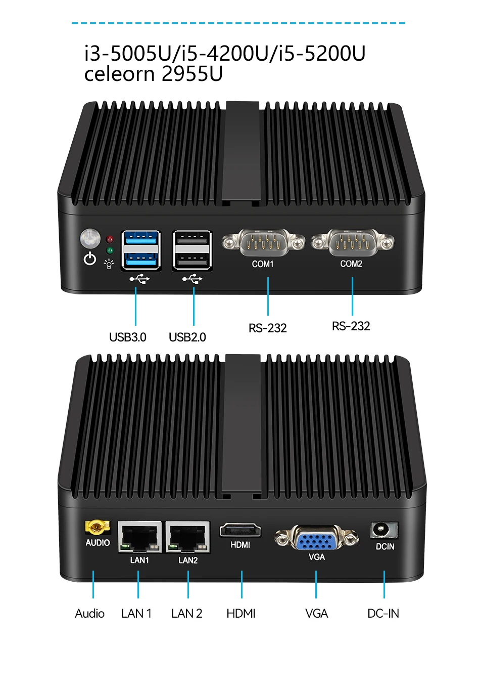 XCY Mini PC Intel Celeron J641 - Thin Client Mini Pc recensie en prijs
