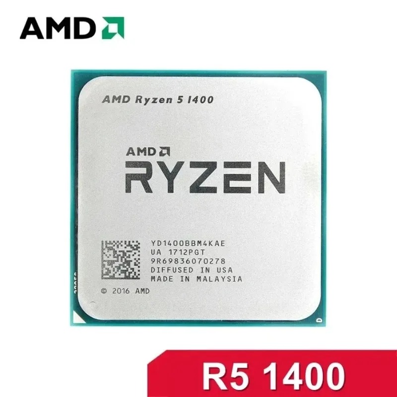 AMD Ryzen 5 1400 100% gloednie - Amd Cpu Ryzen 5 recensie en prijs