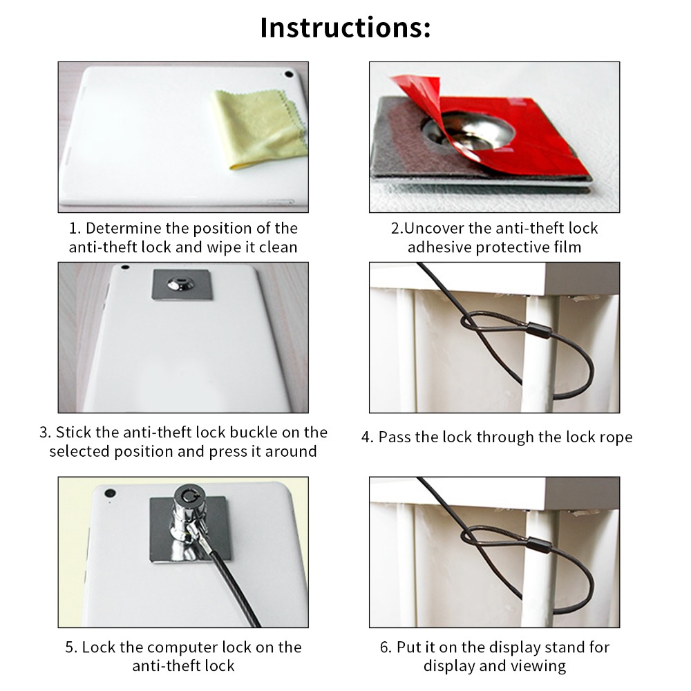 3*7 Keyhole Laptop Lock 2 m Ka - Cable Lock Laptop recensie en prijs